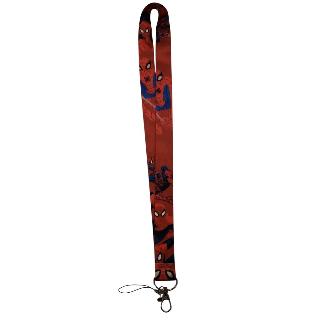 Disney SPIDER-MAN MARVEL SUPERHERO Pin Trading Neck lanyard ID keys NEW 068